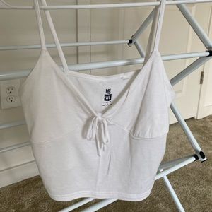 Staple white tank for summer, Me to We brand sold at Pacsun